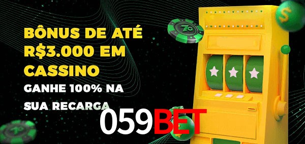 059bet melhor bônus de depósito